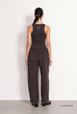 LR-TORI 1 Pants Dark brown