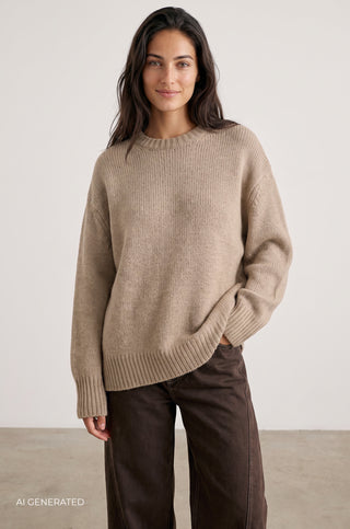 LR-PERLE 1 Pullover Sand