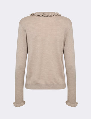 LR-ISMAILA 14 Cardigan Light brown