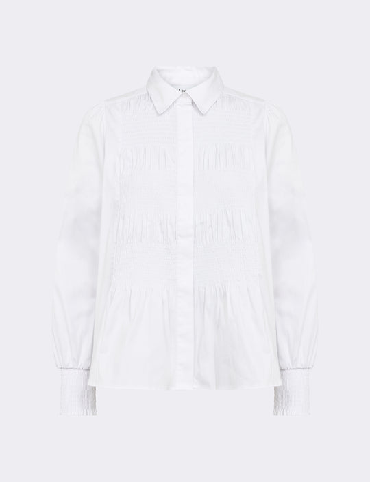 LR-ISLA SOLID 117 Shirt White