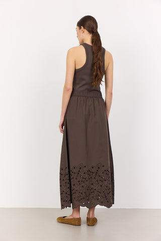 LR-GROLET 5 Skirt Dark brown