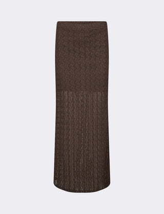 LR-LAICA 1 Skirt Dark brown