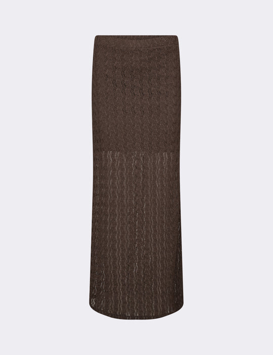 LR-LAICA 1 Skirt Dark brown