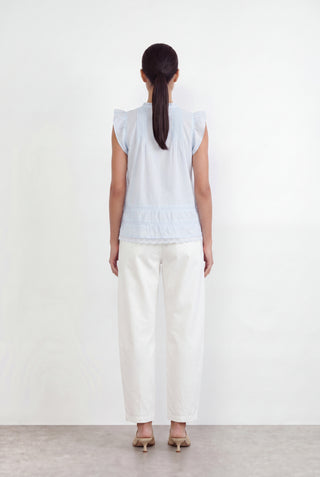 LR-ROSY 2 Blouse Light blue