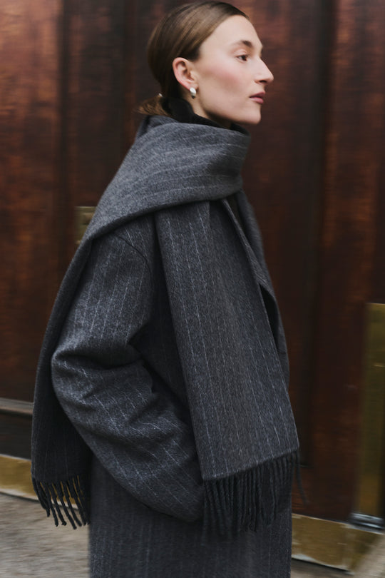 LR-OWA 46 Scarf Dark grey