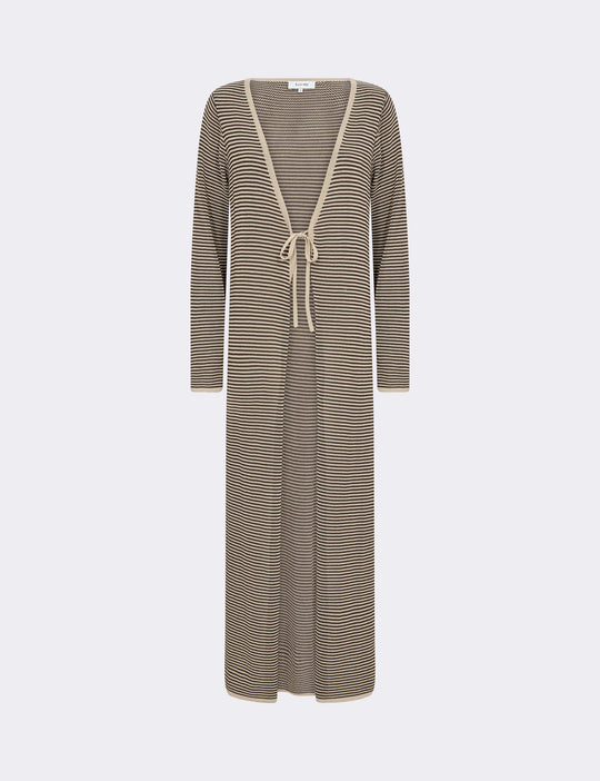 LR-LILY 2 Cardigan Dark Sand