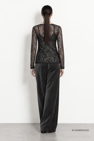 LR-URINA 1 Blouse Black