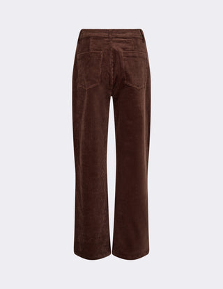 LR-ORLANDO 3 Pants Dark brown