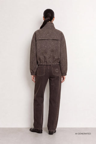 LR-TAPPY 1 Jacket Dark brown