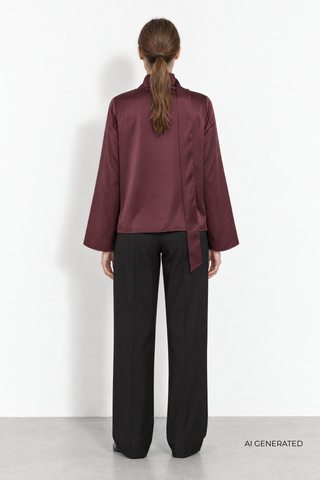 LR-UME 3 Blouse Bordeaux