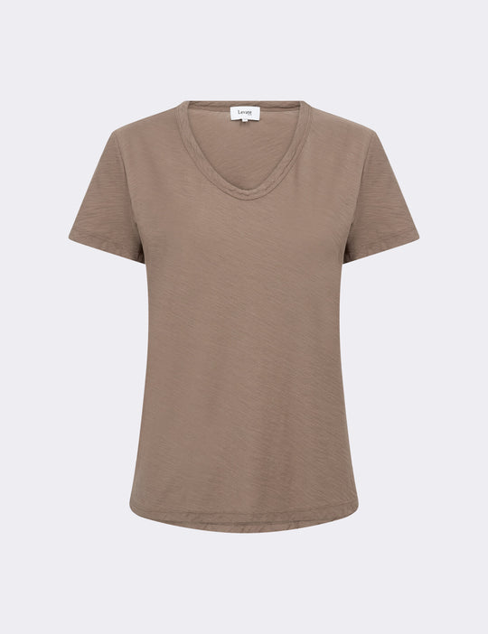 LR-ANY 2 T-shirt Light brown