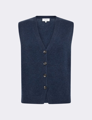 LR-ELOISE 10 Waistcoat Dark blue