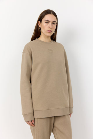 LR-NUKA 12 Sweatshirt Dark Sand