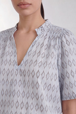LR-RITTO 1 Blouse Light blue