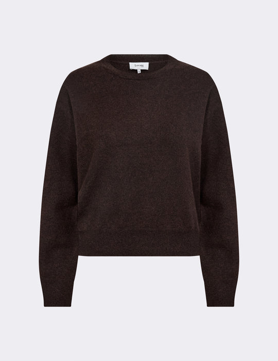 LR-ISMAILA 24 Pullover Dark brown