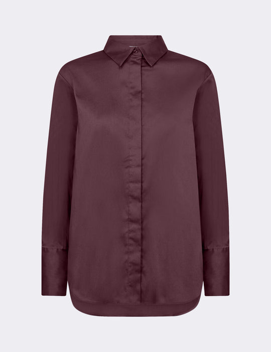 LR-ISLA SOLID 7 Shirt Bordeaux