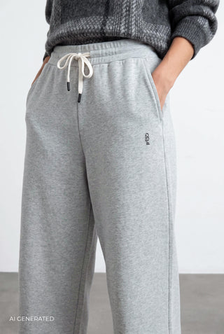BL-ALESSIA ART 2 Pants Light grey