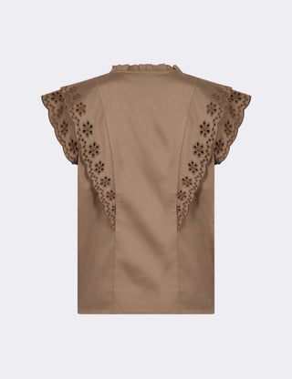 LR-ISLA SOLID 140 Blouse Brown