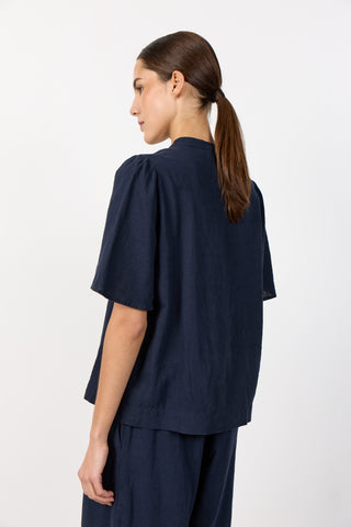 LR-NAJA 32 Blouse Dark blue