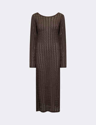 LR-LAICA 4 Dress Dark brown