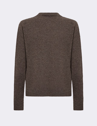 LR-ELOISE 2 Pullover Dark brown