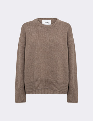 LR-PERLE 1 Pullover Light brown