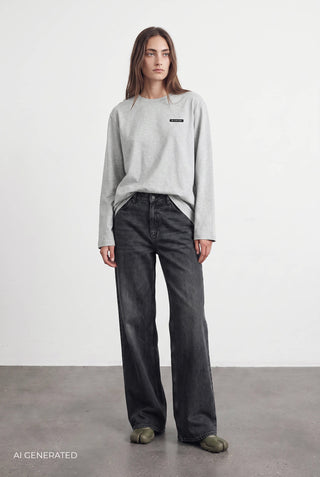 BL-ALONA ART 2 Sweatshirt Light grey