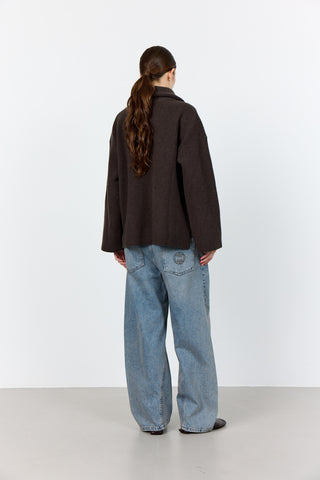 LR-PERLE 10 Pullover Dark brown