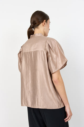 LR-OLGINE 1 Blouse Light brown