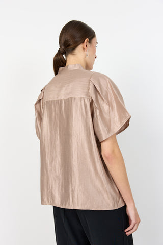 LR-OLGINE 1 Blouse Light brown