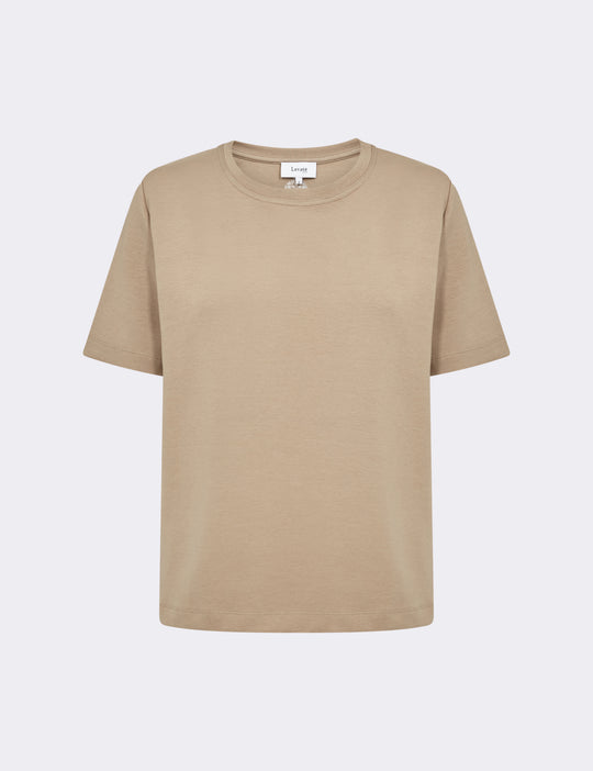 LR-KIS 1 T-shirt Dark Sand