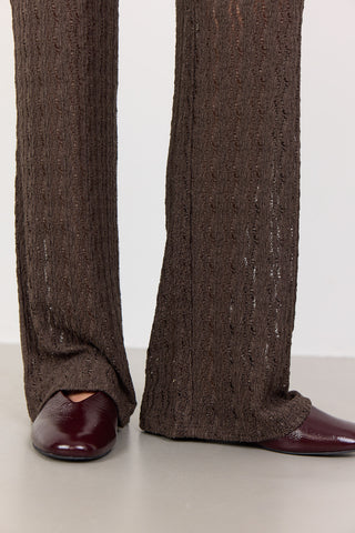 LR-LAICA 3 Pants Dark brown