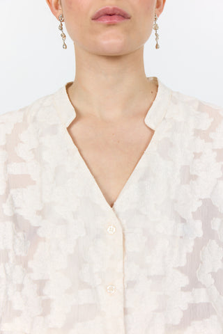 LR-NOVELLE 2 Blouse Off white