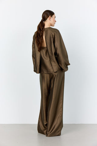 LR-NESSA 2 Blouse Light brown