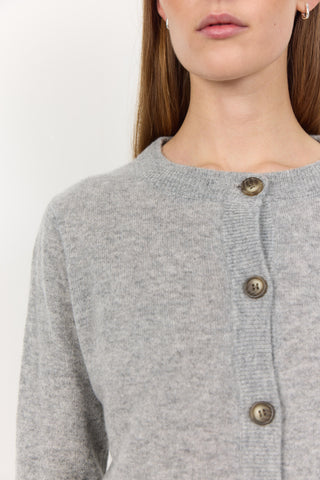 LR-ELOISE 1 Cardigan Light grey
