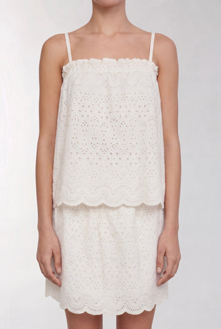 LR-ROSALINA 1 Top Off white