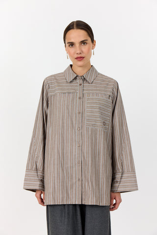 LR-NORAH 1 Shirt Light brown