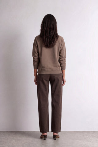 LR-NUKA 11 Sweatshirt Dark brown