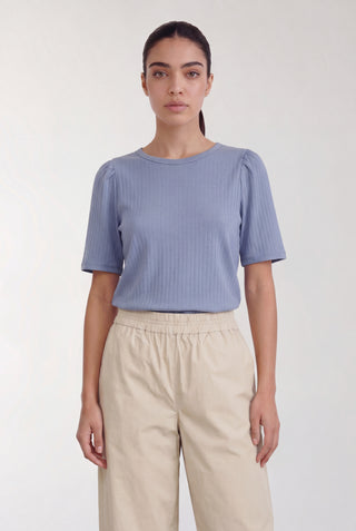 LR-NEDDIE 1 T-shirt Blue