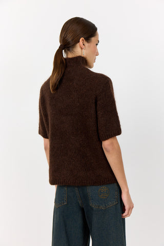 LR-NOREEN 6 Pullover Dark brown