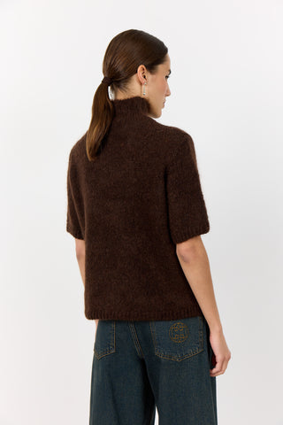 LR-NOREEN 6 Pullover Dark brown