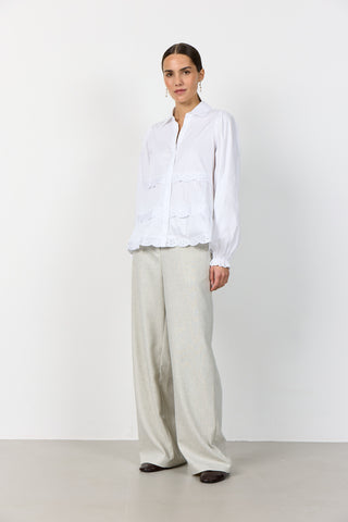 LR-ISLA SOLID 135 Shirt White