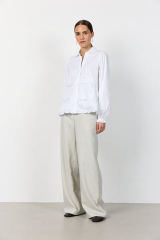 LR-ISLA SOLID 135 Shirt White