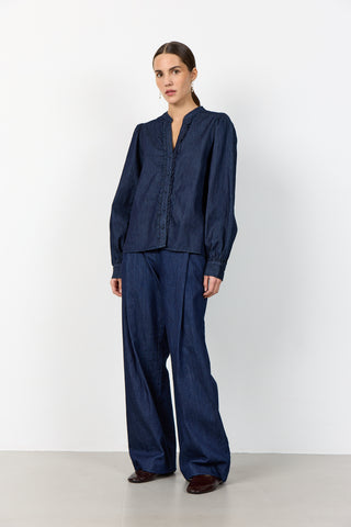LR-PIETTA 2 Shirt Dark blue