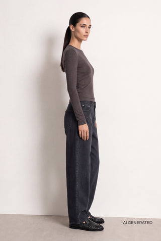 LR-JOSEPHINE 1 T-shirt Dark brown