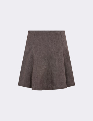 LR-OBASSIE 2 Skirt Dark brown